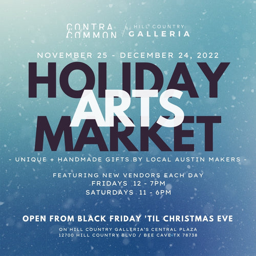 ContraCommon HOLIDAY ARTS MARKET – Dec 24